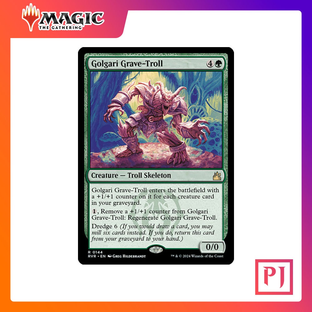 [MTG] Golgari Grave-Troll [RVR] [GREEN] [RARE] [NORMAL] [ENG] (Magic ...