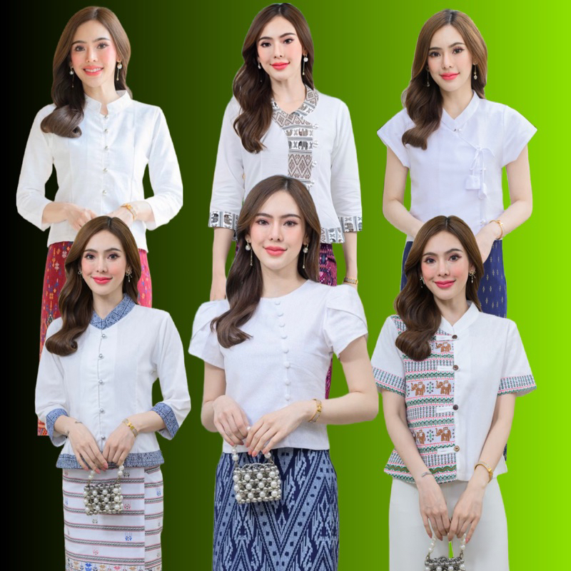 Women's Native Shirt White Style Filipiniana Top | Shopee Philippines