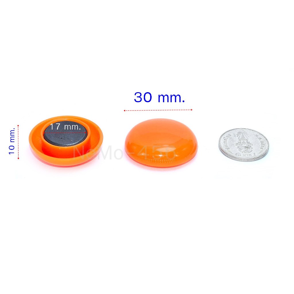 Magnet Button Size 30 mm. Magnetic For Iron Whiteboard Fridge And Steel ...