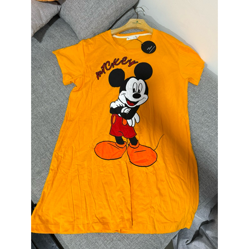 Yellow Mickey Mouse Dress (Bought Never Worn) | Shopee Philippines