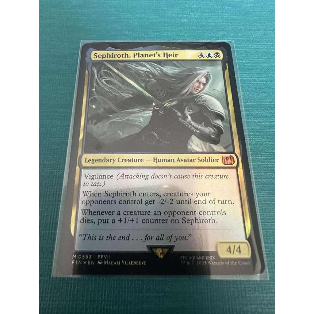 Sephiroth Planet's Heir (Starter Kit Foil) Magic The Gathering MTG Card  From Final Fantasy Series | Shopee Philippines