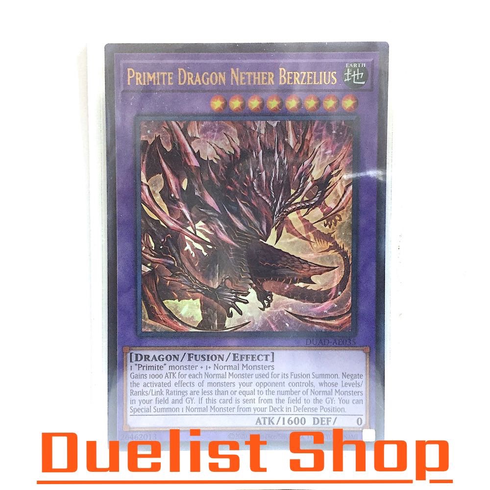 Primite Dragon Nether Berzelius (UR) Monster Earth Level8 [Dragon ...