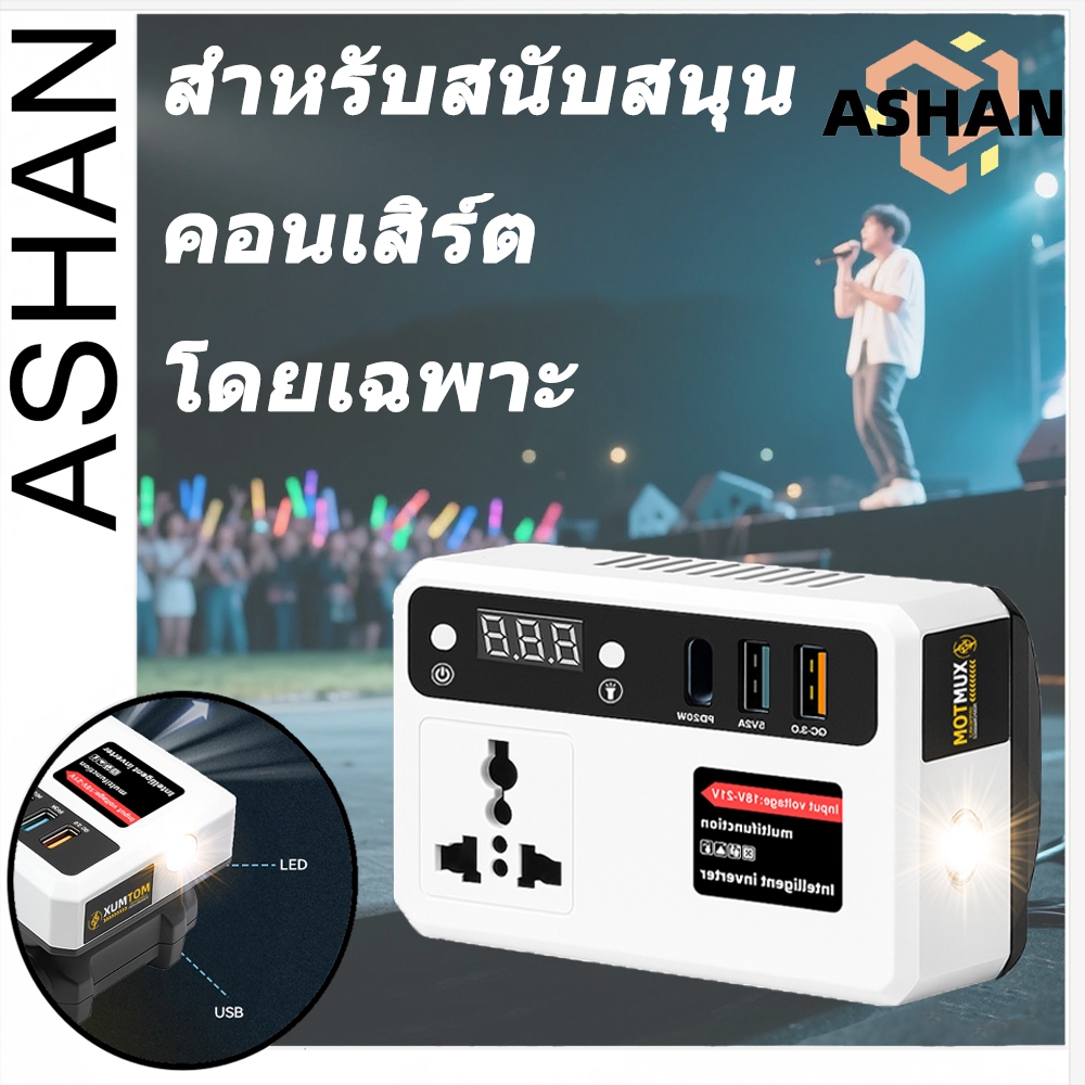 XUMTOM Powerbanks 150W AC socket Inverter Wireless Power Converter ...