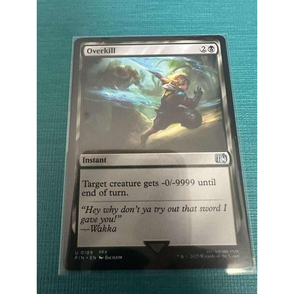 overkill mtg card Magic The Gathering - Universes Beyond - Final Fantasy - Overkill main image 1