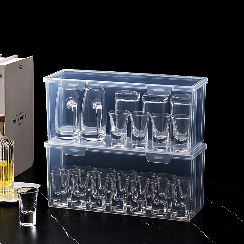 Glass Storage Box Stock With Lid Liquor For Home And Shop Use With ...
