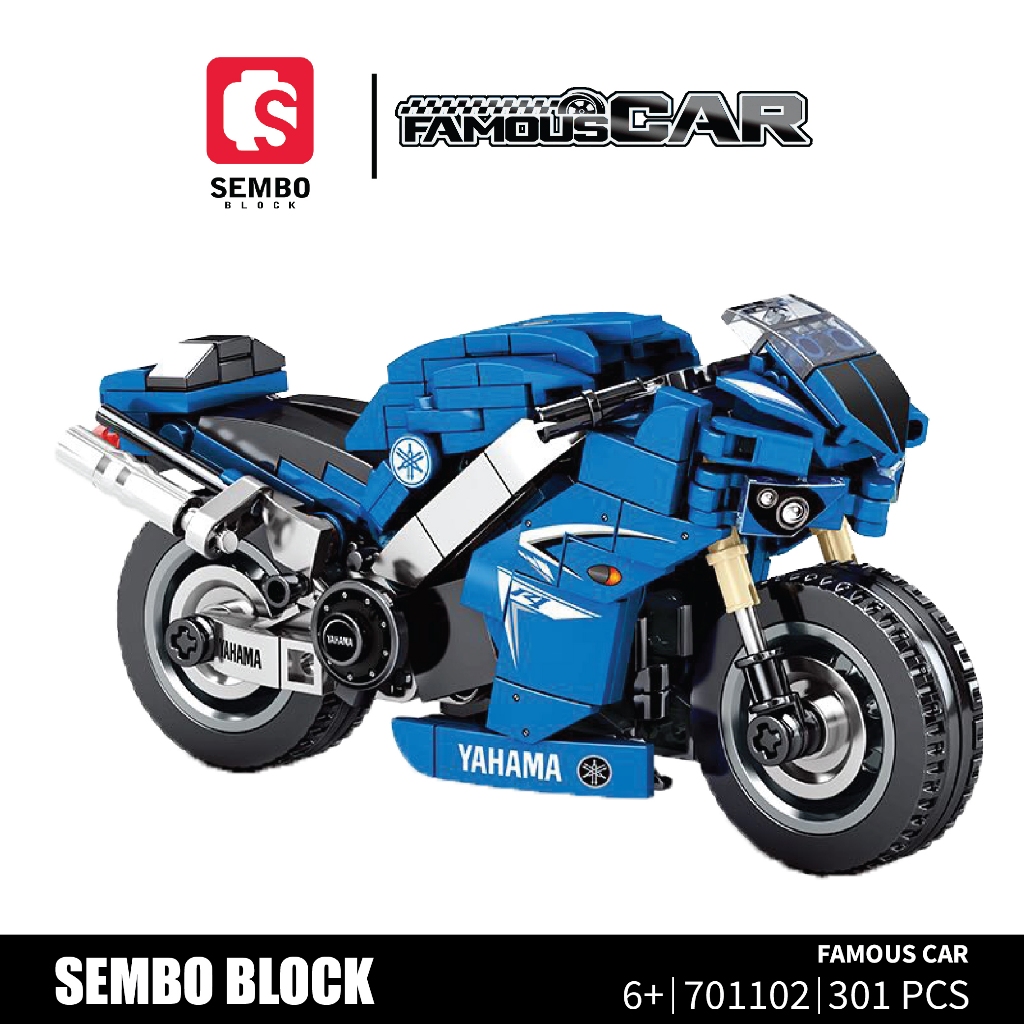 Sembo Sd Building Block Set701102 Car Model: Speed Motorcycle Technic ...