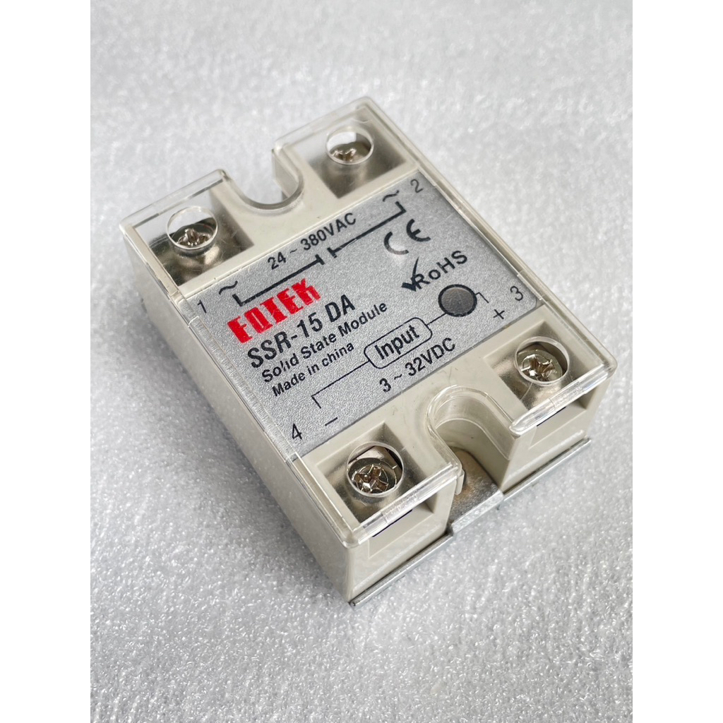 SSR-15 DA SOLID STATE Relay Input 3-32VDC OUTPUT 24-380VAC (Pack Of 1 ...