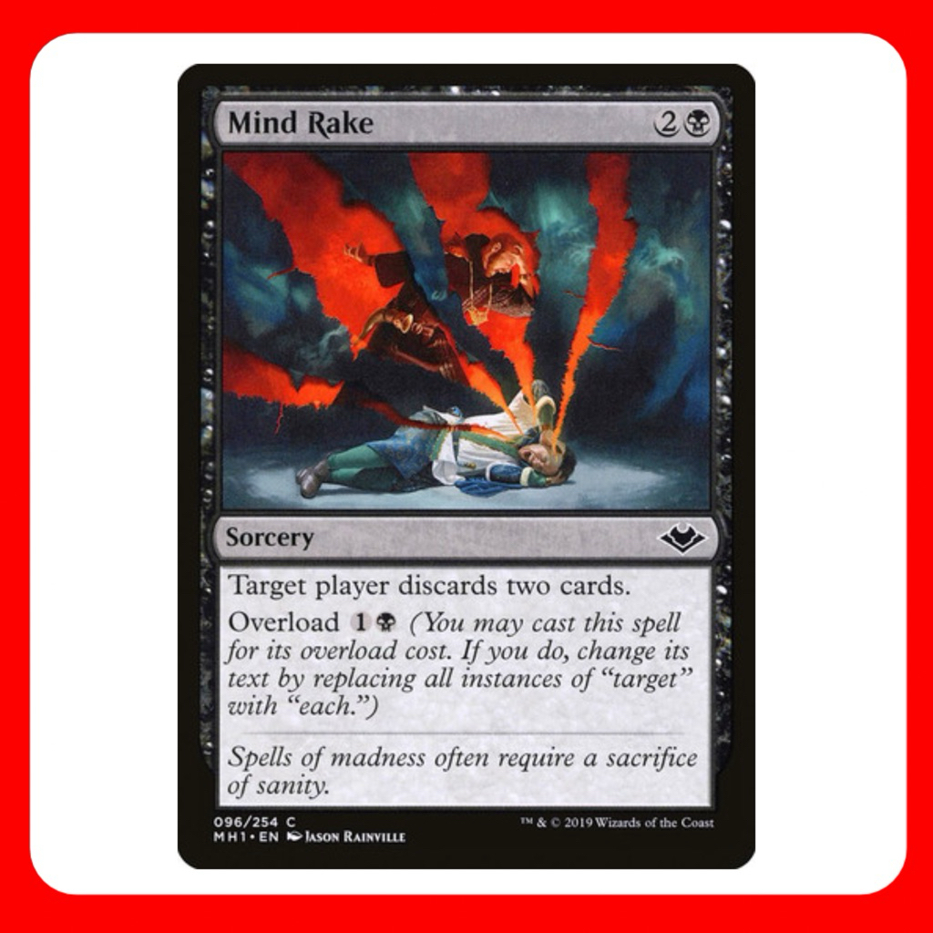 [MTG] Mind Rake [MH1] [BLACK] [COMMON] [NORMAL] [ENG] (Magic Card/Magic ...