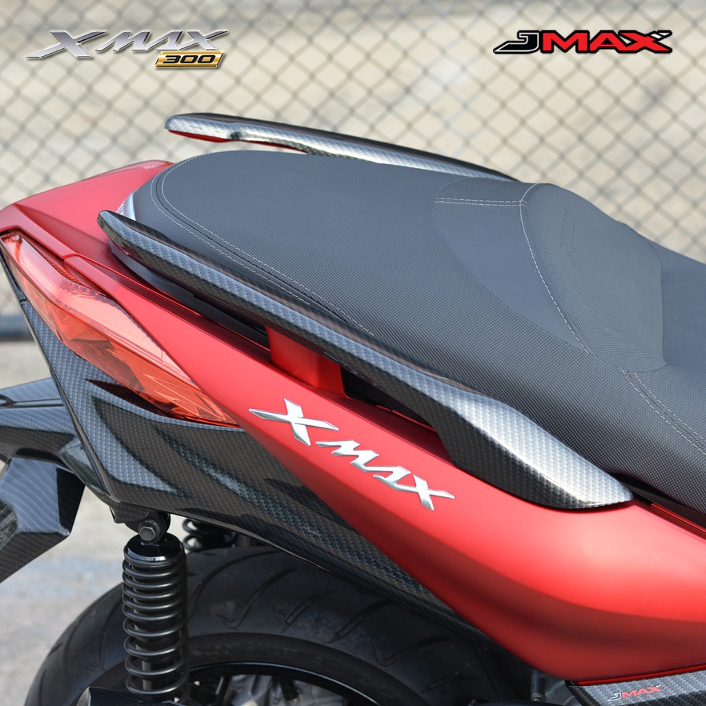 Rear Handle Cover XMAX 300 2017-24 6D Carbon Film Pattern | Shopee ...