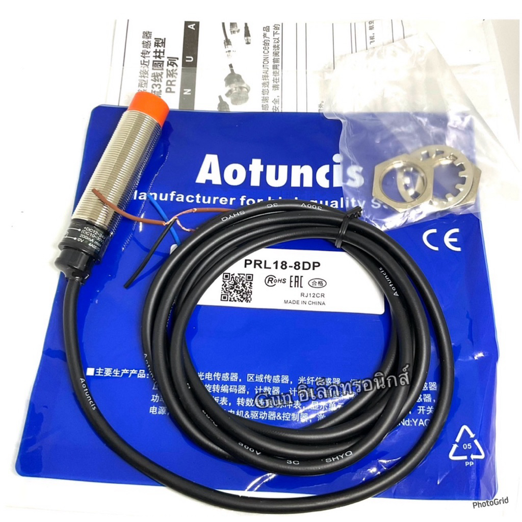 PRL18-8DP Proximity Sensor M18 Head Holding Distance 8 mm 3 Wires PNP ...