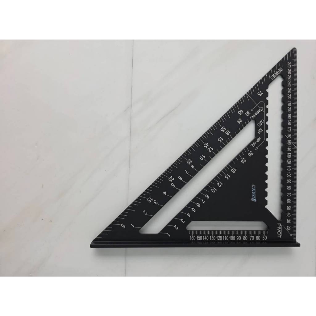 NASHI Wooden Temple Angle Triangle SPEED SQUARE Size 12 Inches | Shopee ...