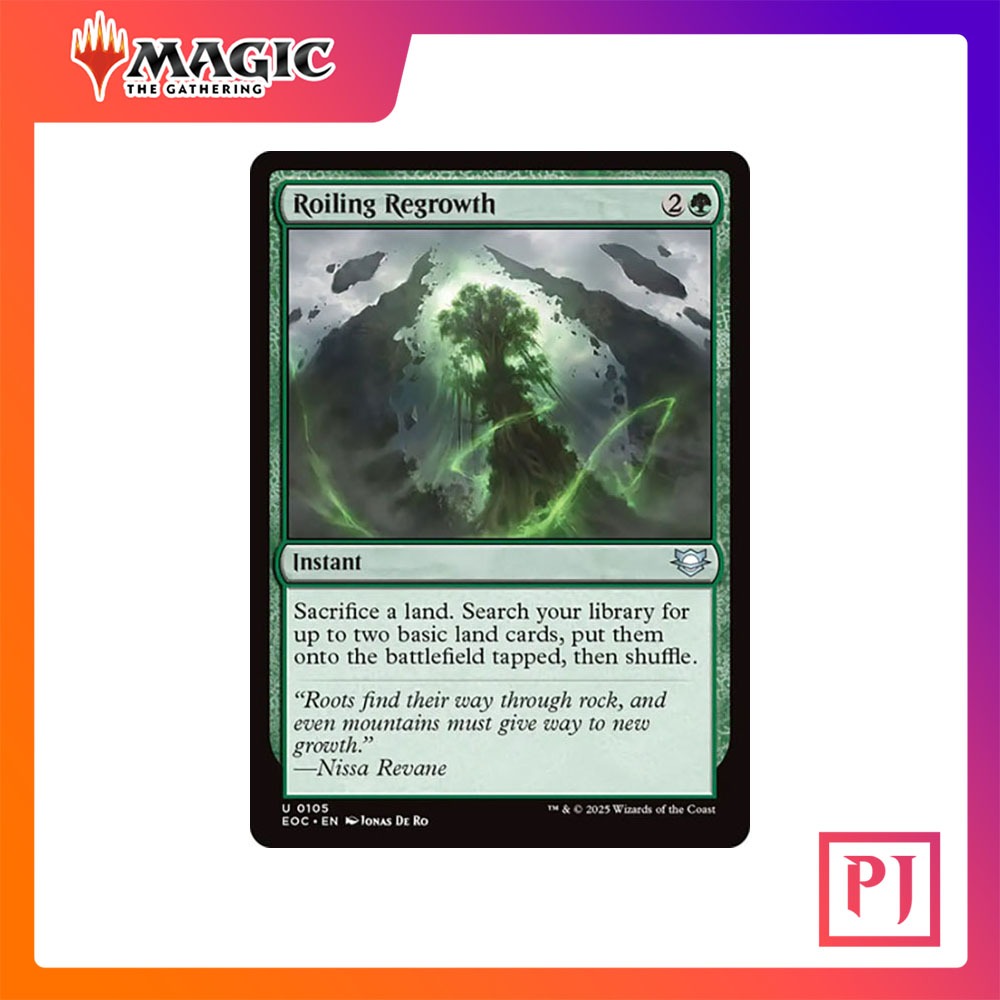 [MTG] Roiling Regrowth [EOC] [GREEN] [UNCOM] [NORMAL] [ENG] (Magic Card ...