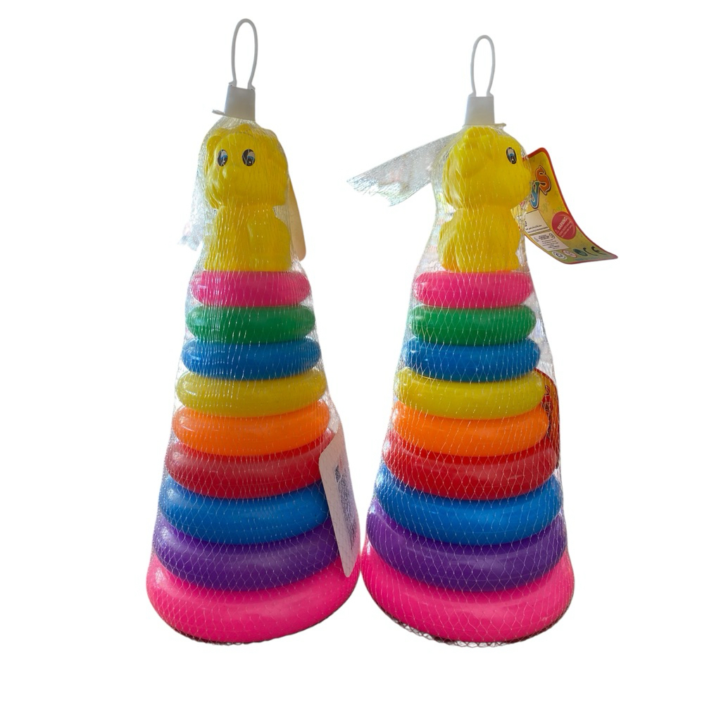 Colorful 9-Layer Ring Toss Toys Developmental Baby Love Little Boy ...