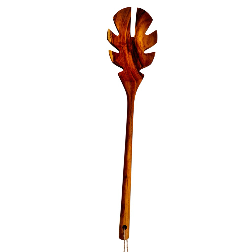 Spaghetti Ladle Made From Real Teak Wood (Made in Thailand) | Shopee ...