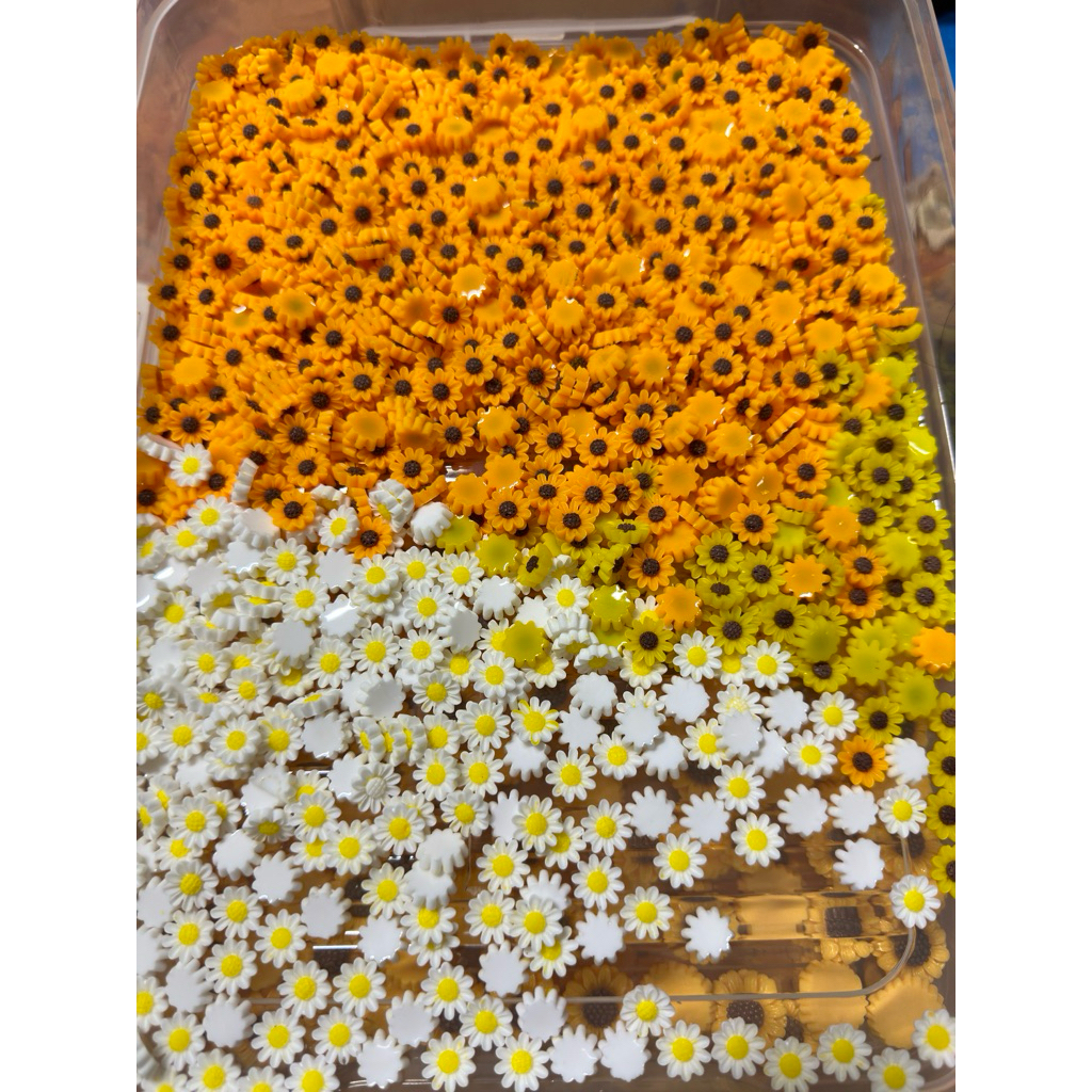 43. Sunflower Resin 12mm 20 Pieces Decorate Inhalers And Diy Work Coins ...