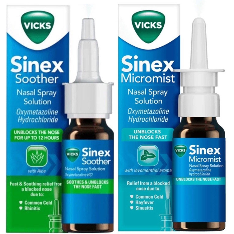 Vicks Sinex Micromist Nasal Spray with/without Aloe There Are 2 Types ...