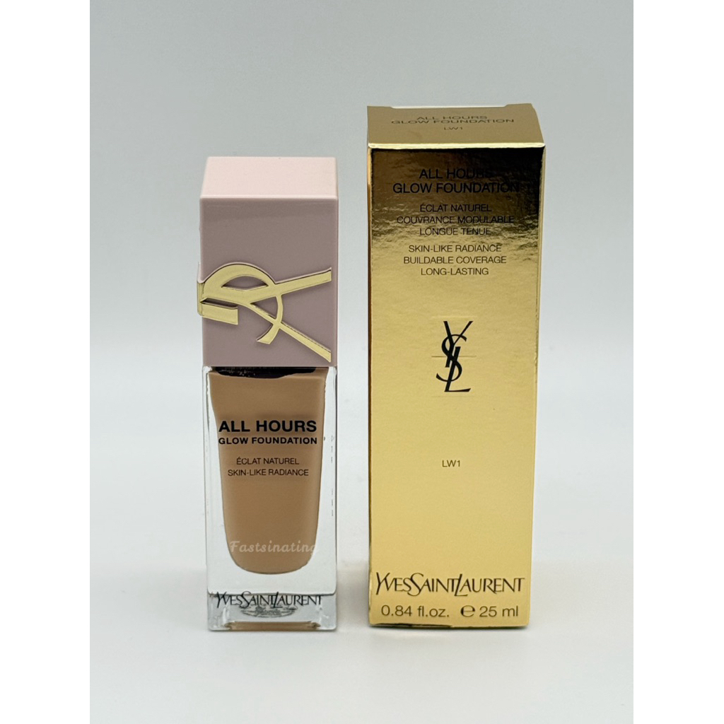 YSL All Hours Glow Foundation 25 Ml.thai Label Products. | Shopee ...