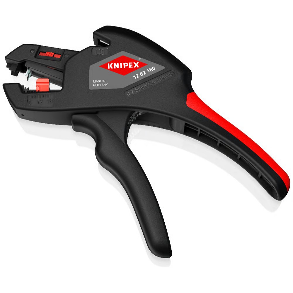 thumbnail image 2 of Knipex 1262180 7" Self-Adjusting Wire Stripper – Automatic Stripping Tool 2 of 3
