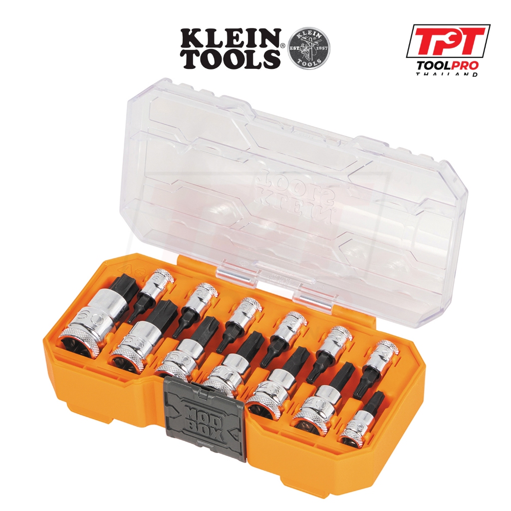 Klein Tools Knurled TORX Bit Socket Set 13-Piece MODbox (65213TX ...
