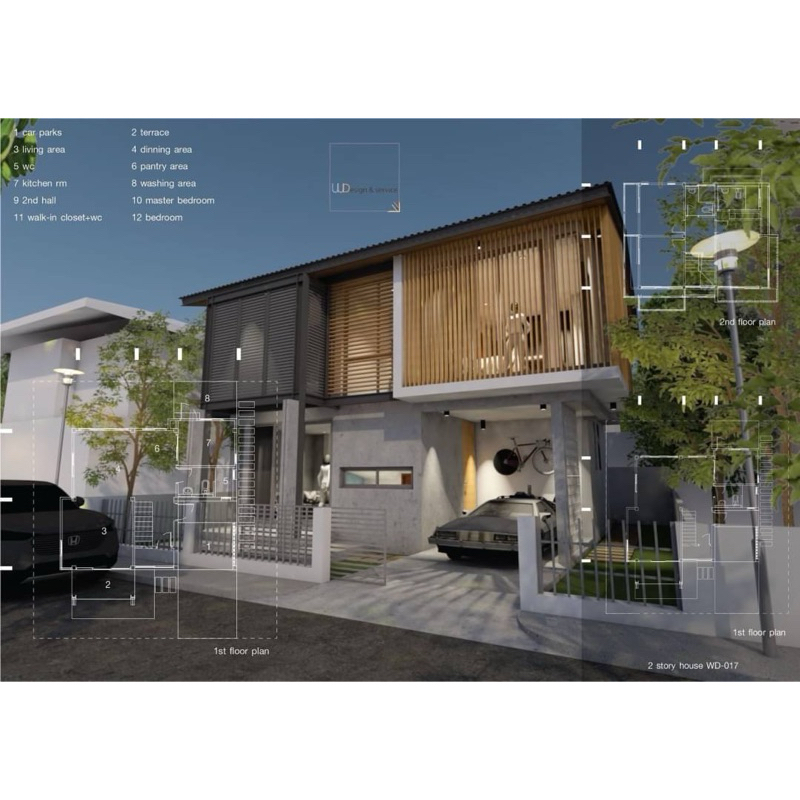 2-Storey House Model Wide Front | Shopee Philippines