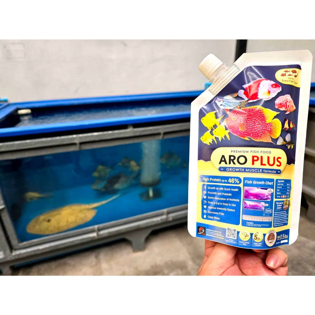 ARO PLUS Fish Food Growth Muscle Accelerator And Color Formula High ...