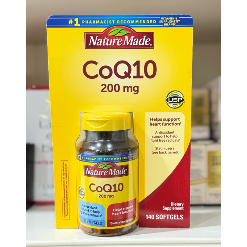 Nature Made Coq10 200mg 140 Softgels Shopee Philippines 