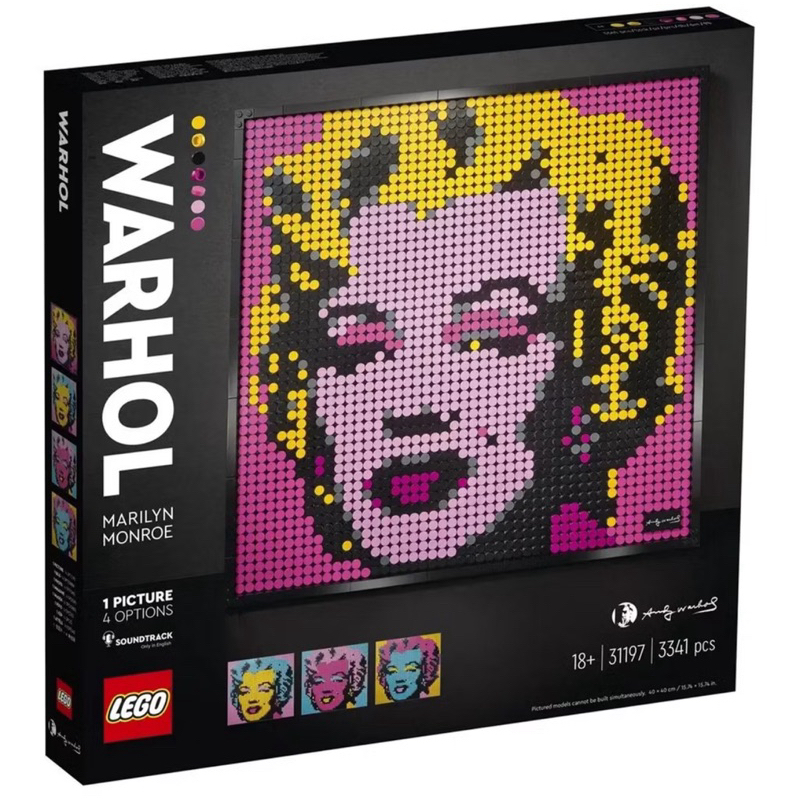 Lego Art 31197 Andy Warhol's Marilyn Monroe From Shop Ready To Ship ...