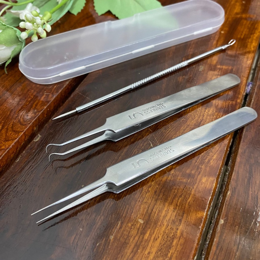 Acne Popper Set Stainless Steel Material Of 3 Pieces | Shopee Philippines