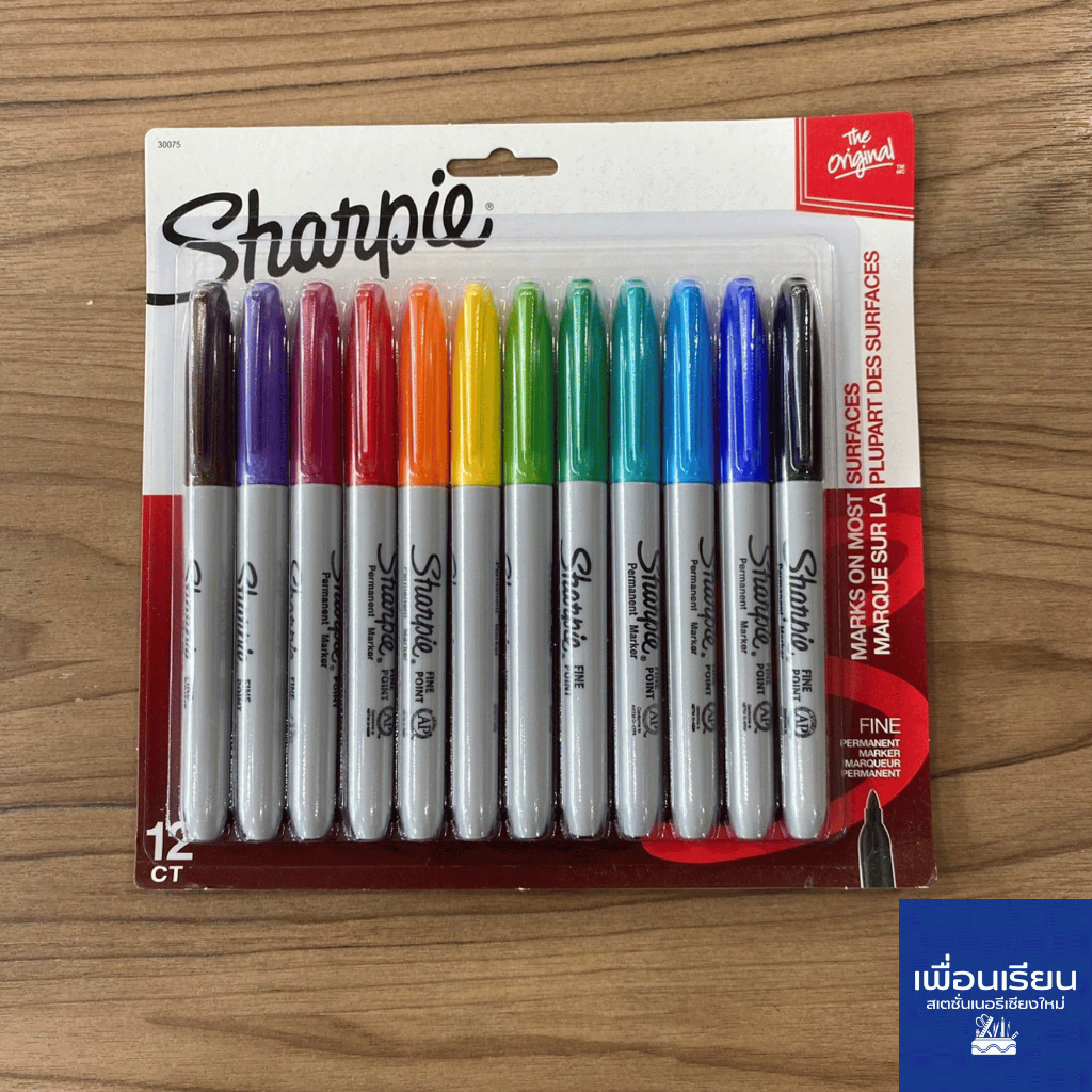 Sharpie Permanent Marker Fun Color Fine Head 12 Colors | Shopee Philippines