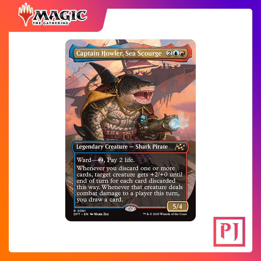 [MTG] Captain Howler Sea Scourge (Borderless) [DFT] [MULTI] [RARE ...