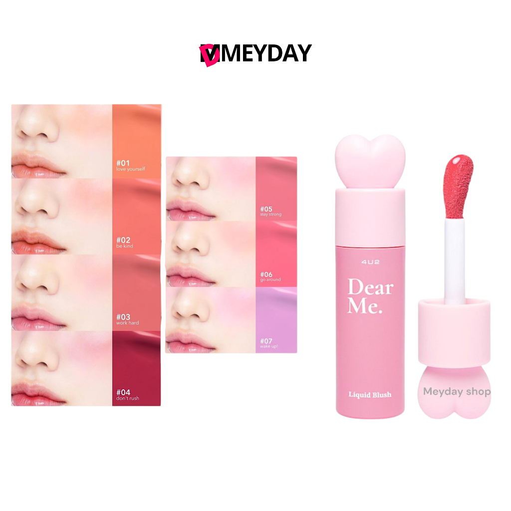 Liquid blush Rabbit Ear 4U2 Dear me (4U2 Four Youth) | Shopee Philippines