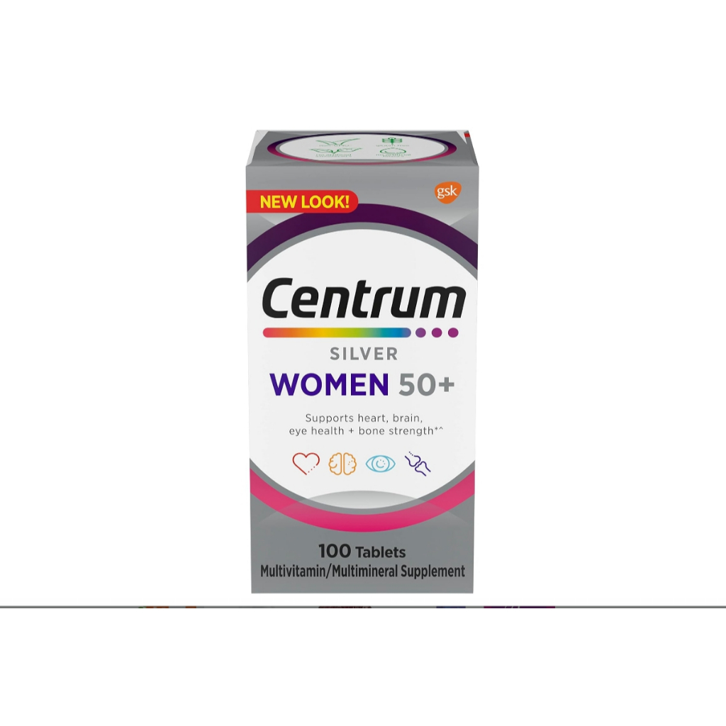 Centrum Silver Women's Multivitamin for Women 50 Plus Multivitamin ...