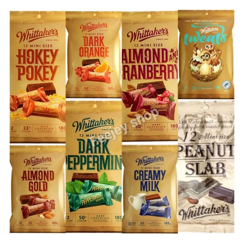 Whittaker New Zealand Chocolate 180g (12 Pieces) | Shopee Philippines