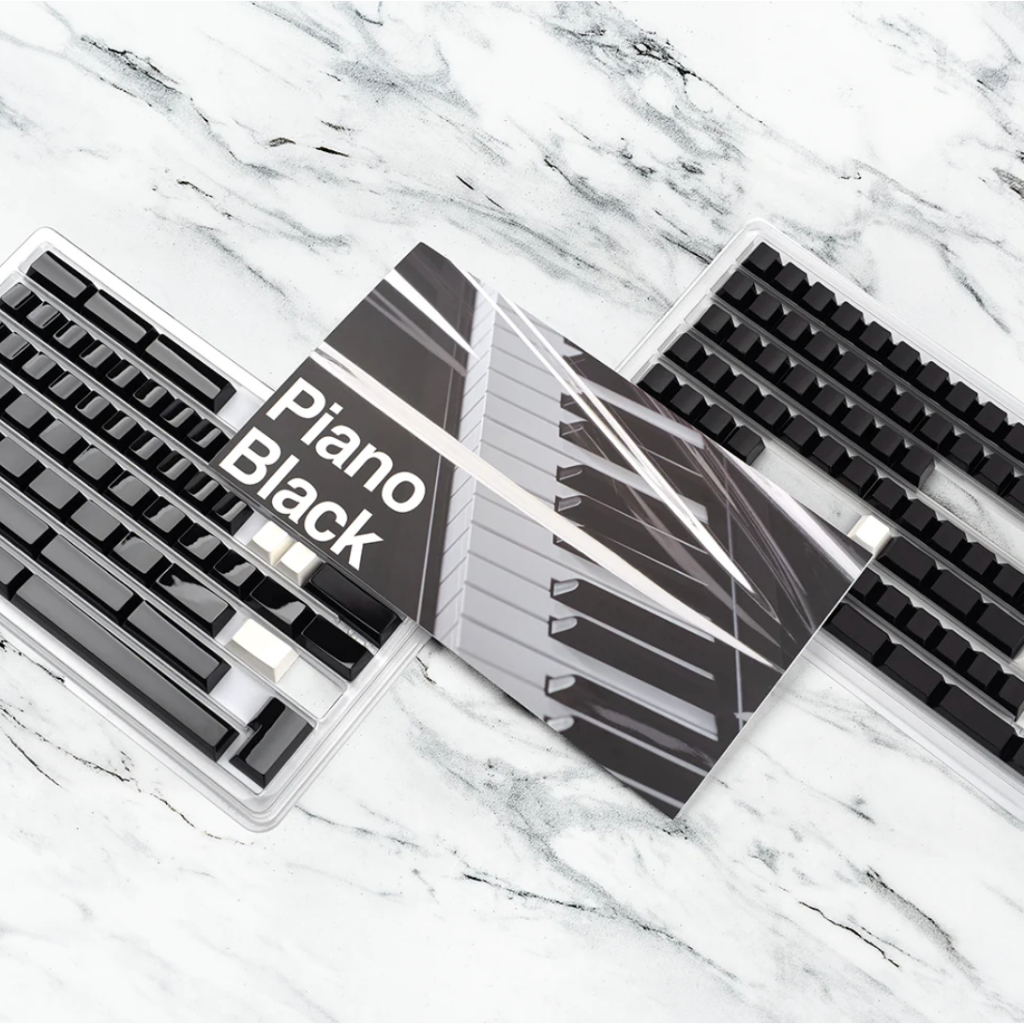 Geonworks x KKB Piano Black Keycaps-Keykobo Texture Glossy | Shopee ...