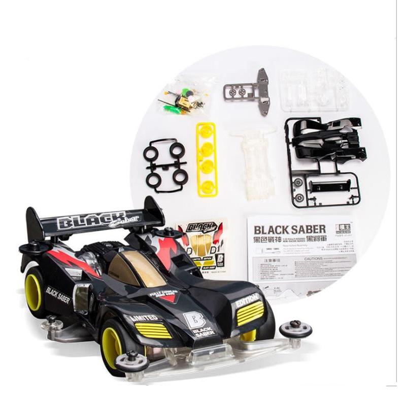 Tamiya Black saber Transparent Frame Very Beautiful Mini 4WD Let's & Go ...