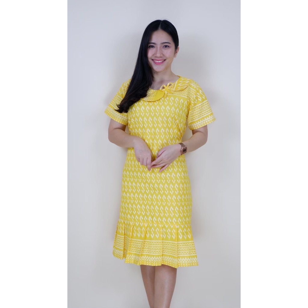Chest 42 Request Pattern Drape Cotton Fabric Thai Dress Native | Shopee ...