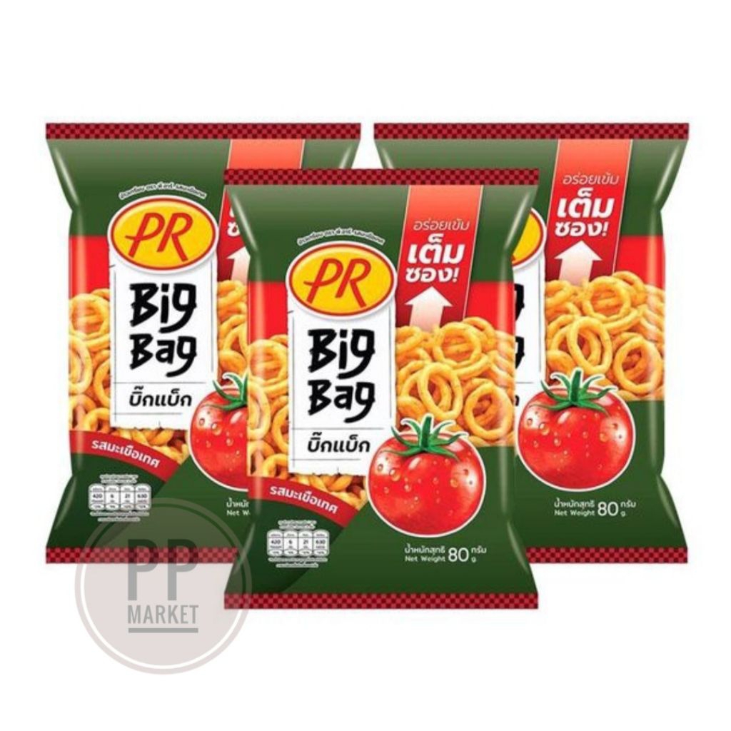 PR Big Bag Tomato Flavor Rice Crackers Snacks | Shopee Philippines