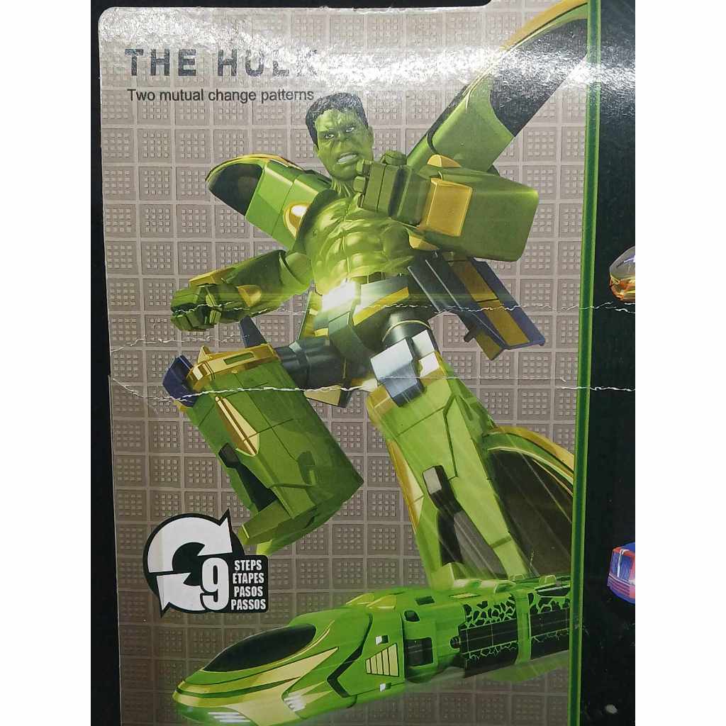 Transformers HULK Avengers Robot Transforms Into The Rocket Head Train ...