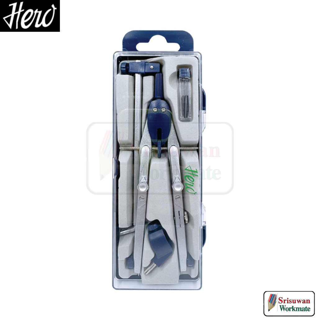 Hero JF-8078 Long-Legged Compass Set Degree Lock Type With Leg Joints ...