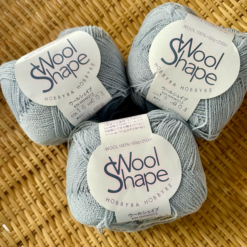 wool Yarn 1 shape Small Thread Light Gray Color | Shopee Philippines
