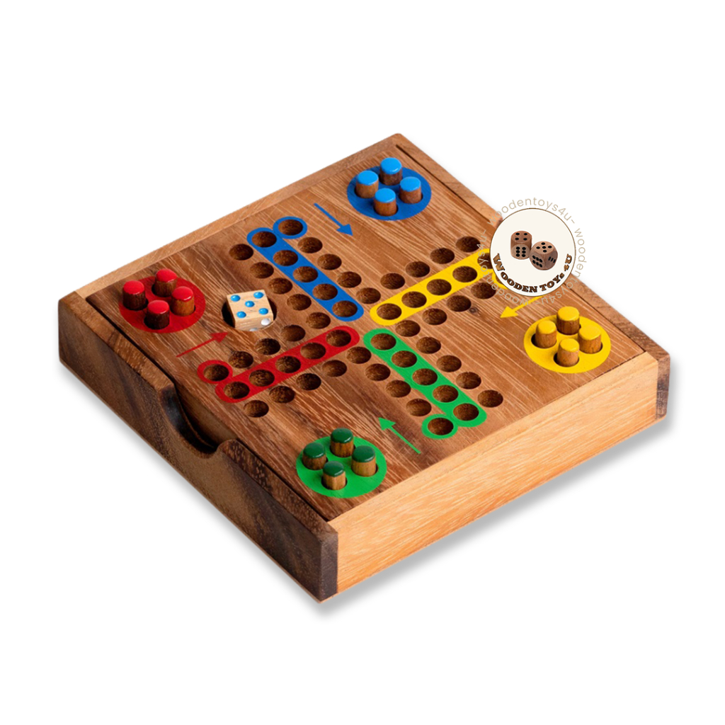 Ludo-Plug In Wooden Board Game Checker Type | Shopee Philippines