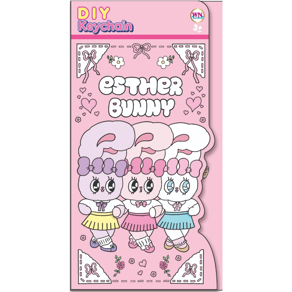 Esther Bunny Keychain Sticker | Shopee Philippines