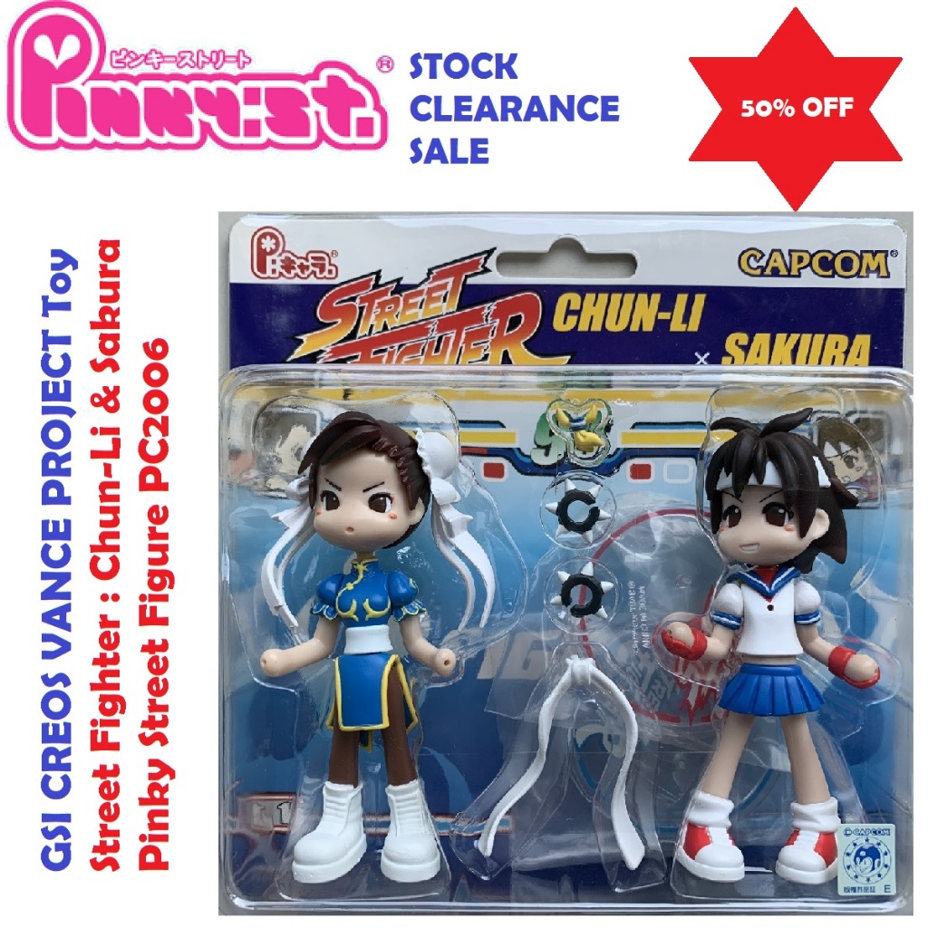 Pinky Street, Street Fighter: Chun-Li & Sakura de segunda mano por 30 EUR en Algeciras en WALLAPOP