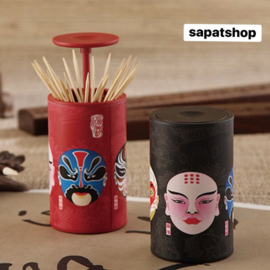 Toothpick Holder Jar Box With Lid | Shopee Philippines