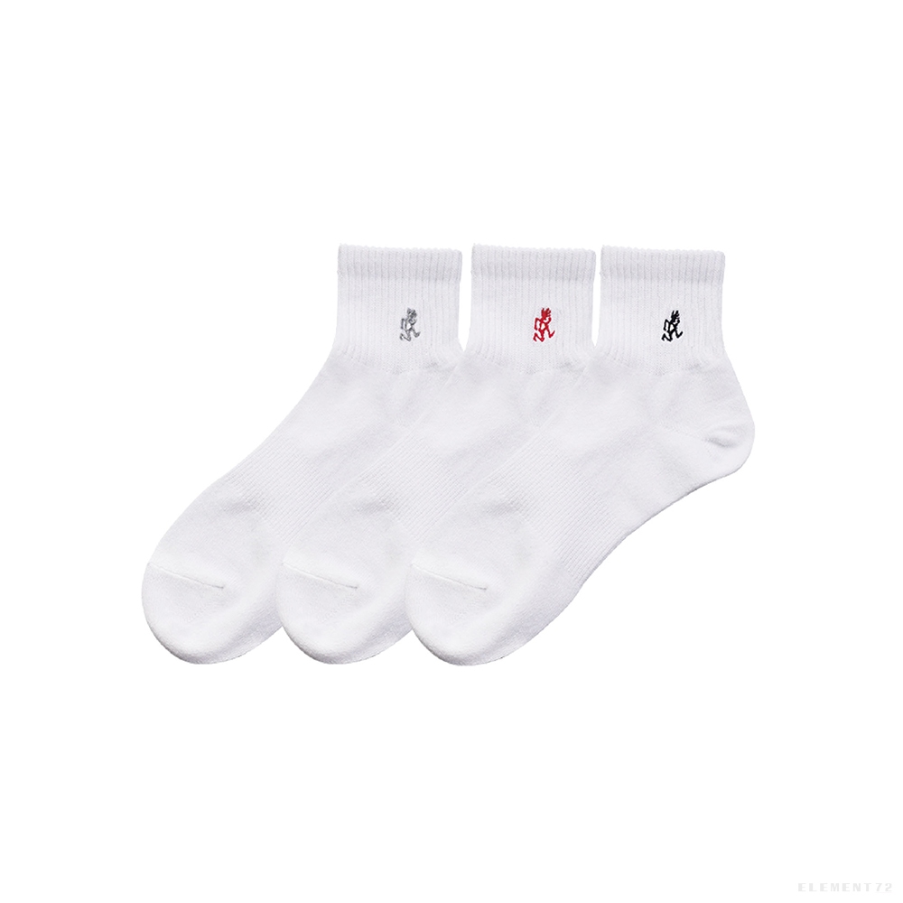 Chaussettes Chrome Hearts Stencil – Lot De 3 Paires, Taille M, Motifs Graffiti