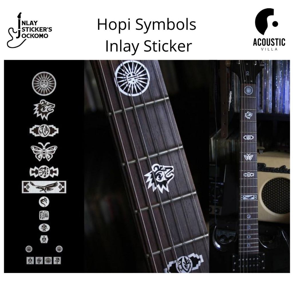 Hopi Symbols Inlay Sticker for Guitar and Bass | Shopee Philippines