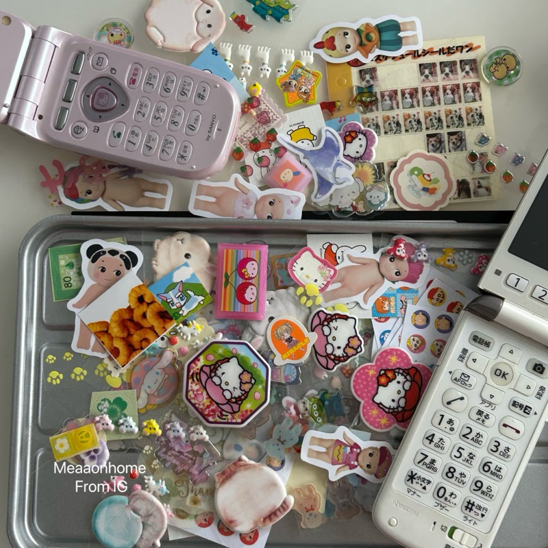 sticker flakes Kawaii set Assorted | Shopee Philippines
