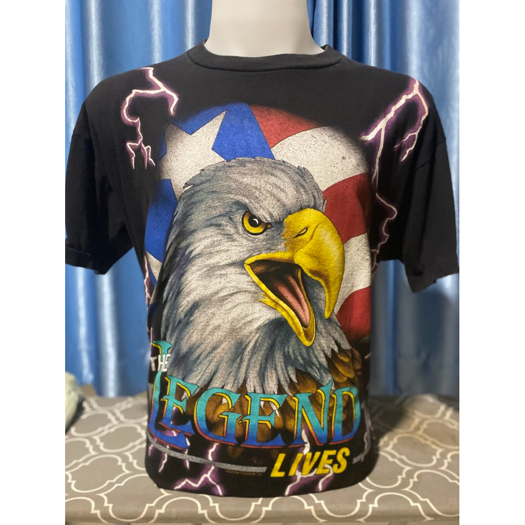 Vintage Hawk Pattern Lightning Front And Back | Shopee Philippines