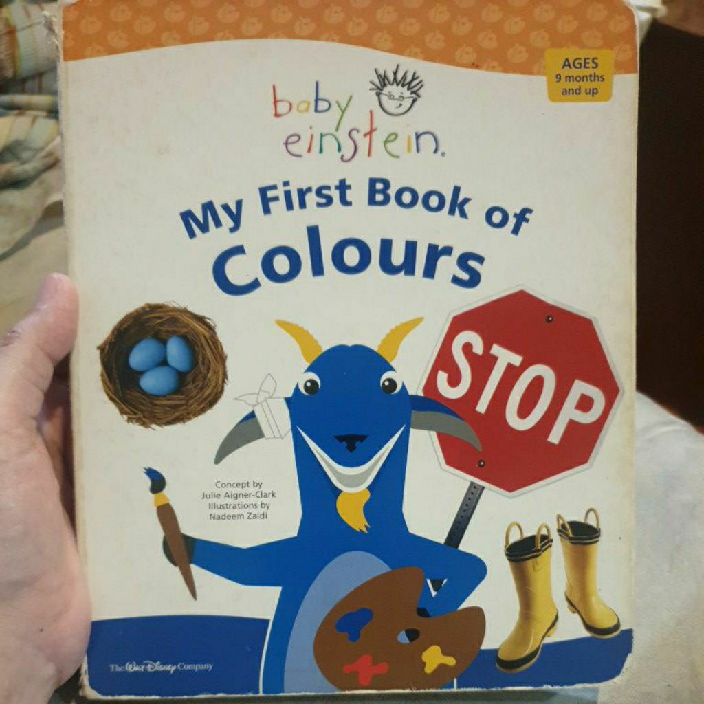 baby einstein:My first book of colors Board For Young Children (9m ...