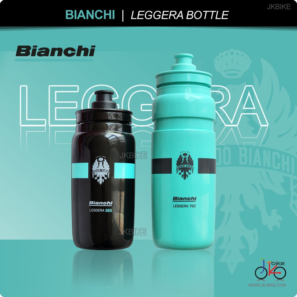 Bianchi Leggera Trinkflasche 550ml - Leichte Sportflasche Für Fahrrad